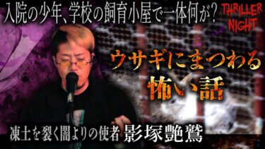 【スリラーナイト】【怪談】『ウサギにまつわる怖い話』影塚艶鷲/スリラーナイト【字幕】