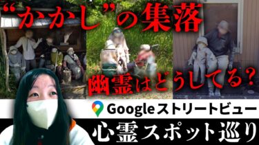 【七四六家】霊が視える人と一緒にストビューで徳島県三好市にある「かかしの里（名頃集落）」を見たら、独特な背後霊コミュニティーが出来上がっていた【ストビュー心スポ巡り】