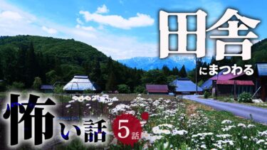 【ごまだんごの怪奇なチャンネル】【怖い話】田舎にまつわる怖い話まとめ 厳選5話【怪談/作業用/朗読つめあわせ/オカルト】
